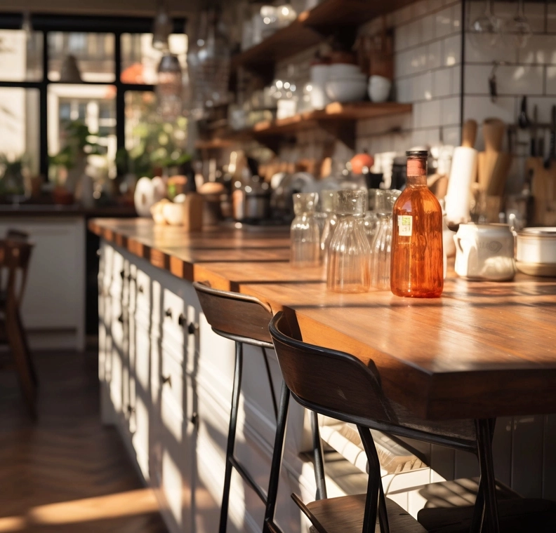 modern kitchen table